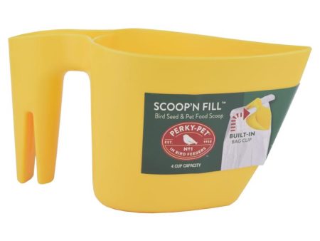 Garden Song Scoop-N-Fill 4.4 in. H X 8.5 in. W X 4.6 in. D Bird Seed Scoop For Discount