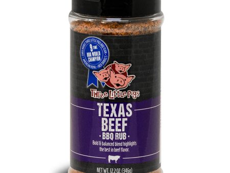 Three Little Pigs Texas Beef BBQ Rub 12.2 oz Sale