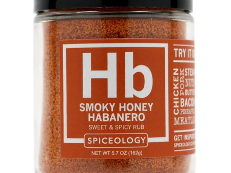 Spiceology Smoky Honey Habanero Sweet and Spicy Seasoning Rub 5.7 oz Discount