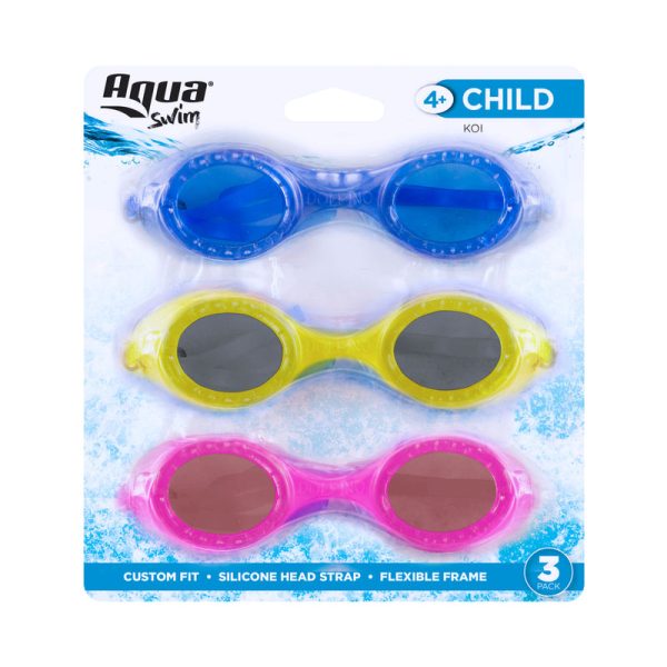 Aqua Swim Assorted Child Goggles For Discount