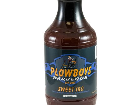 Plowboys BBQ Sweet 180 Sweet & Sassy BBQ Sauce 16 oz Supply