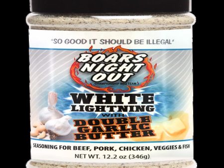 Boars Night Out White Lightning with Butter and Garlic BBQ Seasoning 12.2 oz Discount