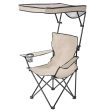 QuikShade Taupe Canopy Folding Quad Chair Hot on Sale