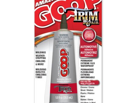 Amazing Goop Trim Repair Permanent Strength Automotive Adhesive Gel 1 oz Supply