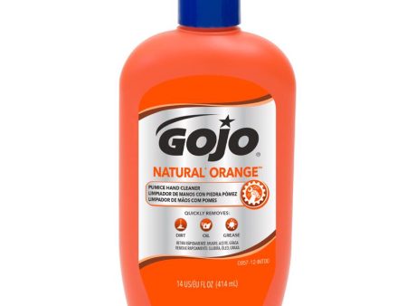 Gojo Natural Orange Citrus Scent Pumice Hand Cleaner 14 oz For Discount