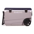 Igloo MaxCold Latitude Blue Gray 90 qt Roller Cooler Online Sale