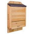 Nature s Way Cedar Series 20.5 in. H X 5 in. W X 12 in. L Cedar Bat House Online