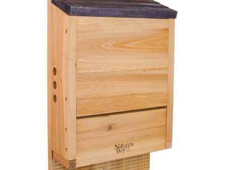 Nature s Way Cedar Series 20.5 in. H X 5 in. W X 12 in. L Cedar Bat House Online