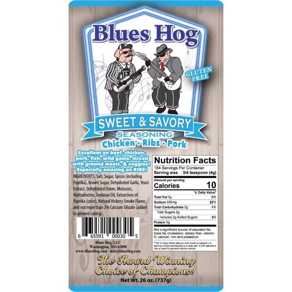 Blues Hog Sweet & Savory Seasoning Rub 26 oz Online Sale