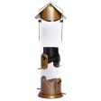 Nature s Way Easy Clean Wild Bird and Finch 3 qt Metal Plastic Tube Bird Feeder 4 ports Supply