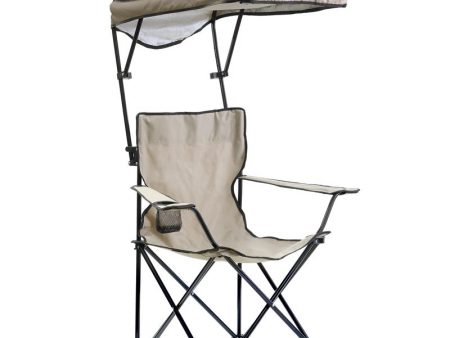 QuikShade Taupe Canopy Folding Quad Chair Hot on Sale