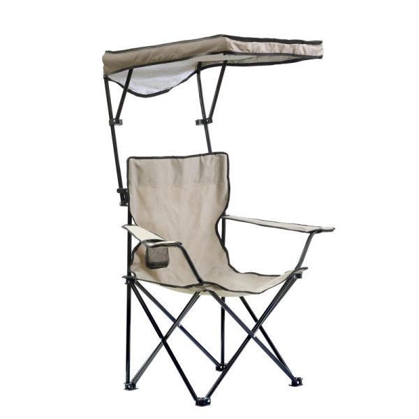 QuikShade Taupe Canopy Folding Quad Chair Hot on Sale