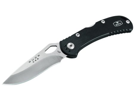 Buck Knives 722 Spitfire Black 420 HC Stainless Steel 7.5 in. Folding Knife For Discount