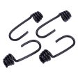 Keeper Black Bungee Cord Hooks 3 in. L X 1 4 to 5 16 in. 4 pk Sale