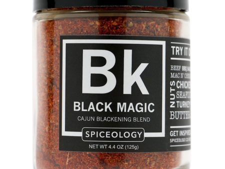 Spiceology Black Magic Cajun Blackening Blend Seasoning Rub 4.4 oz Supply