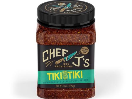 Chef J s BBQ Provisions Tiki Tiki BBQ Rub 8 oz Fashion