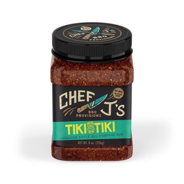 Chef J s BBQ Provisions Tiki Tiki BBQ Rub 8 oz Fashion