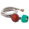 Bayou Classic Plastic Steel Gas Line Hose and Regulator 48 in. L For Cheap