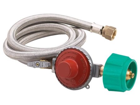 Bayou Classic Plastic Steel Gas Line Hose and Regulator 48 in. L For Cheap