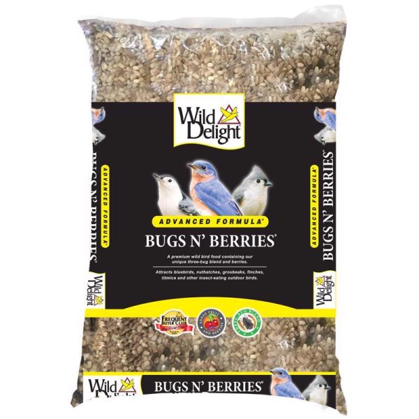 Wild Delight Bugs N  Berries Assorted Species Safflower Seeds Wild Bird Food 4.5 lb For Discount