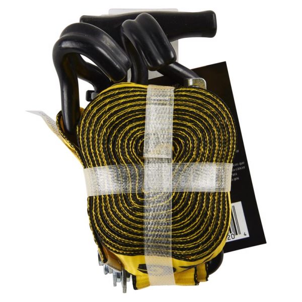 Keeper 1-1 4 in. W X 14 ft. L Yellow Tie Down w Ratchet 1000 lb 1 pk Online now