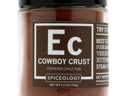 Spiceology Cowboy Crust Espresso Chile Seasoning Rub 4.4 oz Online Sale