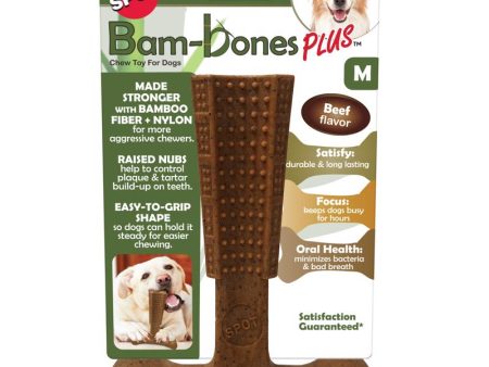 Spot Bam-bones Plus Beef Chews For Dogs 6 in. 1 pk For Sale