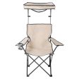 QuikShade Taupe Canopy Folding Quad Chair Hot on Sale