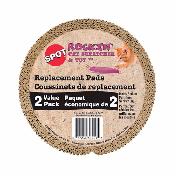 Spot Rockin  Cardboard Brown Cat Scratcher 2 pk Discount