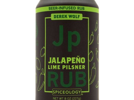 Spiceology Derek Wolf Jalapeno Lime Pilsner BBQ Rub 8 oz Sale