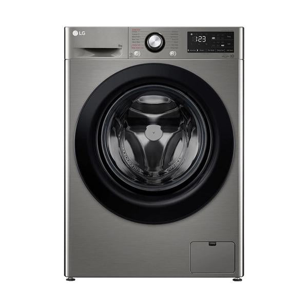 LG, F4R3TYG6P, Washing Machine, 8 kg, Silver. on Sale