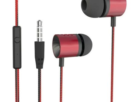 Vidvie, HS606Z, Wired Earphone, Black x Pink. For Discount