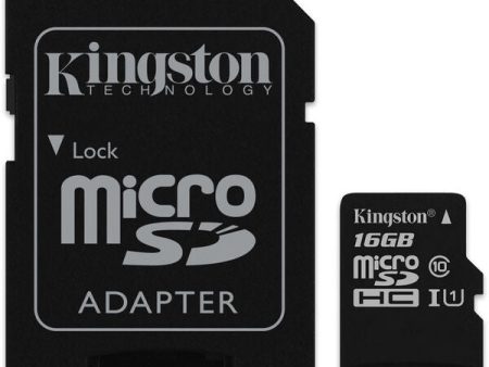 Kingston, Memory card, 16GB. Black. Cheap