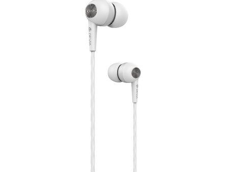 Devia, HP58W, Wired Earphone, White. Sale