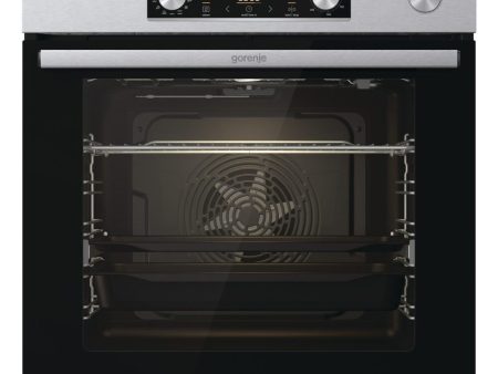 Gorenje, BSA6737E15X, Built-In Oven, 60 Cm, Black x Silver. Fashion