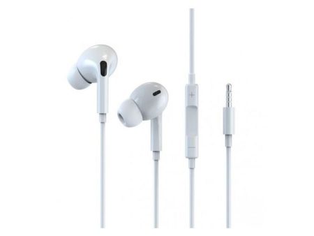 Devia, EM022, Wired Earphone, White. For Cheap