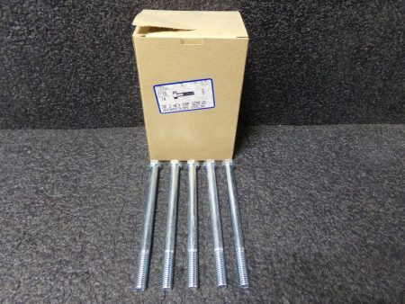 (5) 7 16-14 X 6  LONG GR.2 HEX CAP SCREWS ZINC PLATED (183778476395-NBT04) Hot on Sale